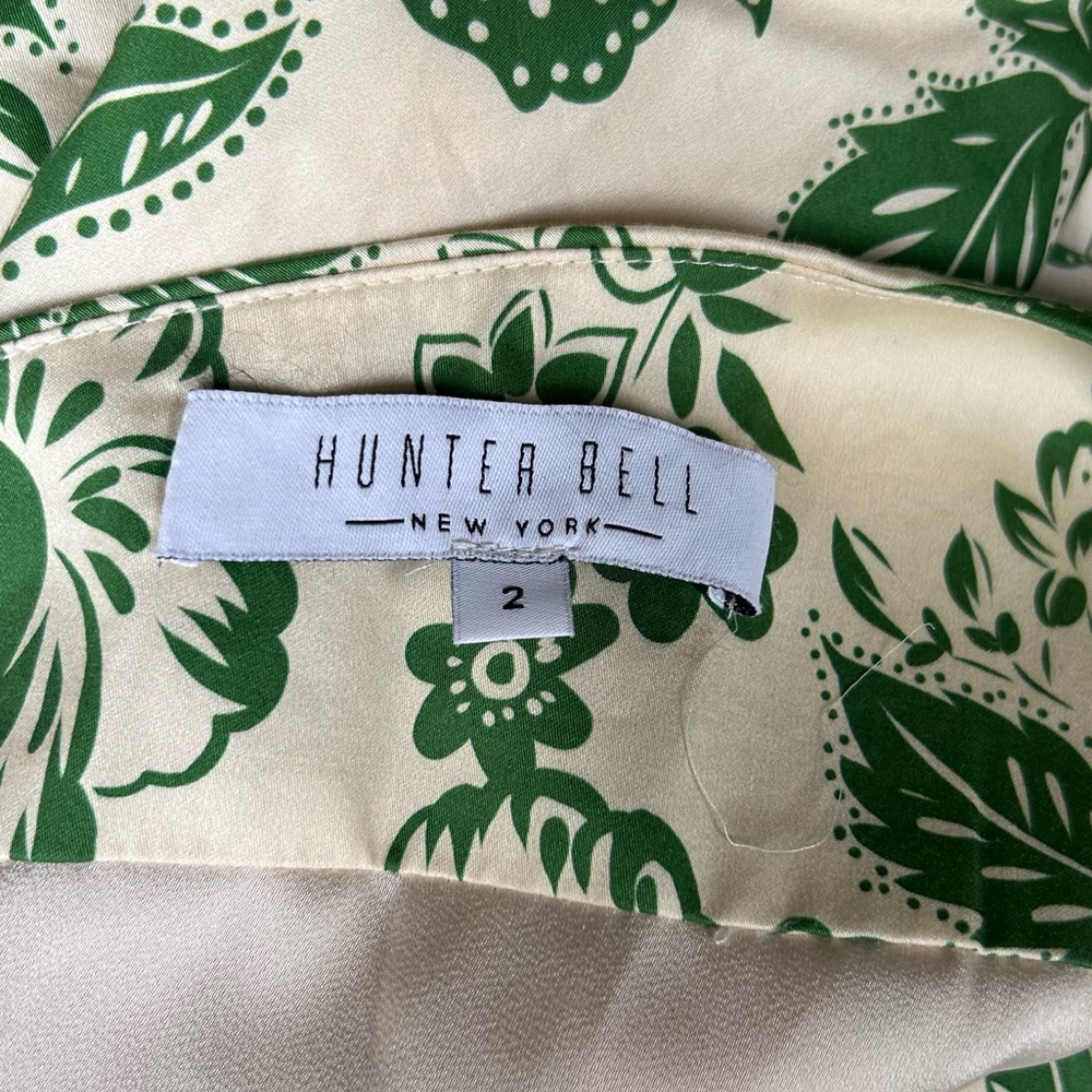 Hunter Bell Magnolia Dress Green Gardens Sz 2 - Picture 12 of 15